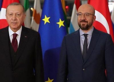 رایزنی اردوغان و رئیس شورای اتحادیه اروپا برای احیای روابط