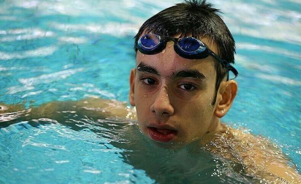 شناگر نابغه ایران رکورد زد