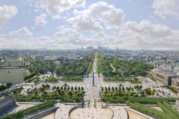 ساخت ویلای مدرن: پاریس در پی تبدیل شانزلیزه به یک باغ شهری استثنایی